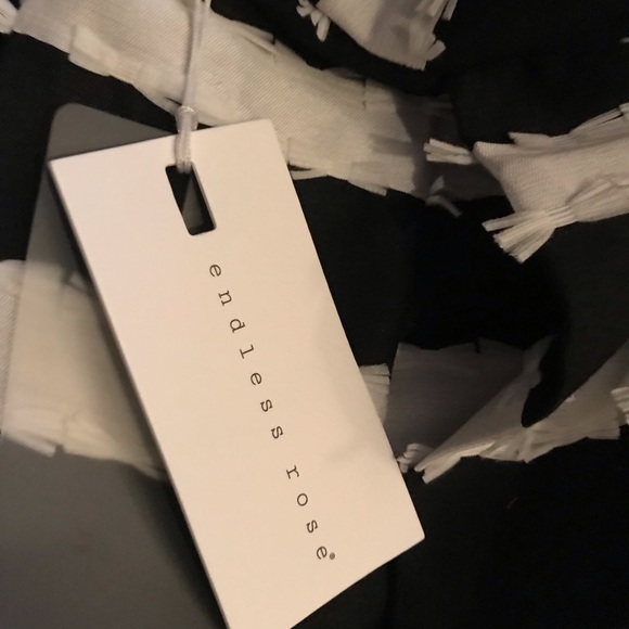 endless rose Striped Midi A-Line Skirt NWT NEW S - Picture 5 of 5